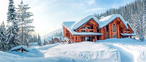 Embrace the Peaceful Atmosphere of a Magic Hour Pink Winter Lodge